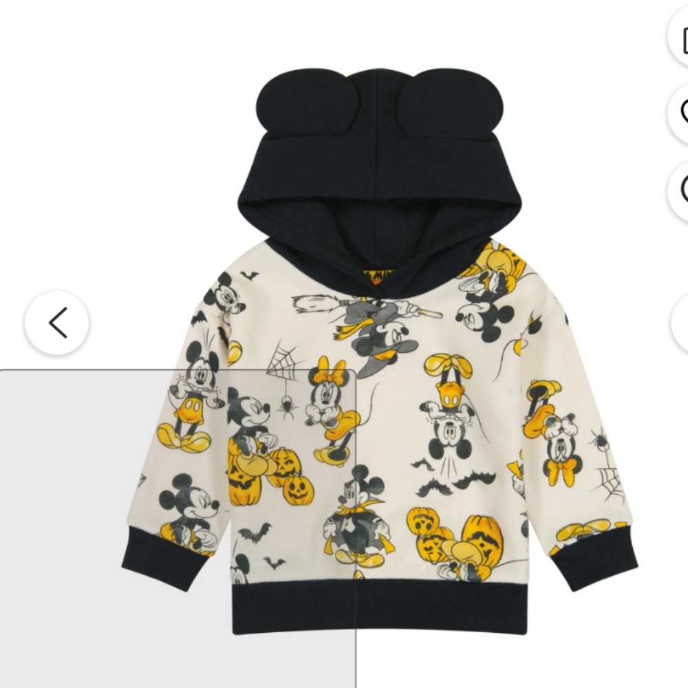 Mickey Disney Halloween hoodie new with tags 2t